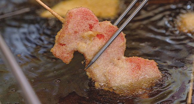 紅ショウガ揚げ